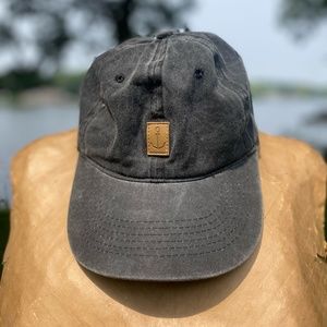 Charcoal canvas hat